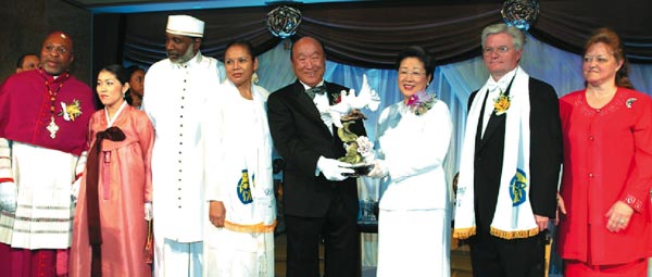 Rev. Moon and Mrs. Moon with Clergy Couples