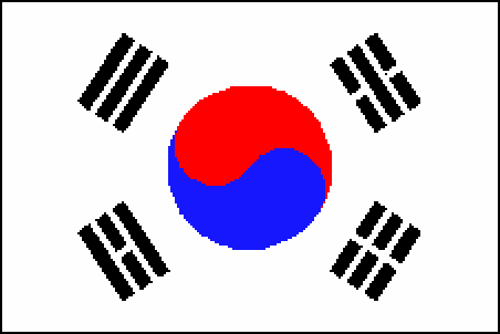 north korea flag. tattoo and the North Korean