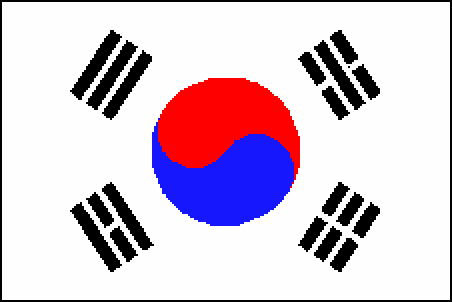 red andsouth korean flag north korean flag. red andsouth korean flag