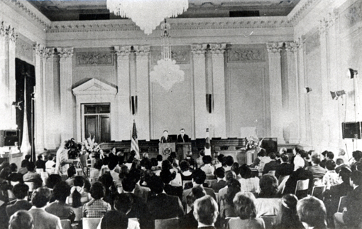 Second invitational address on Capitol Hill