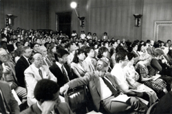 The Public gallery during the trial